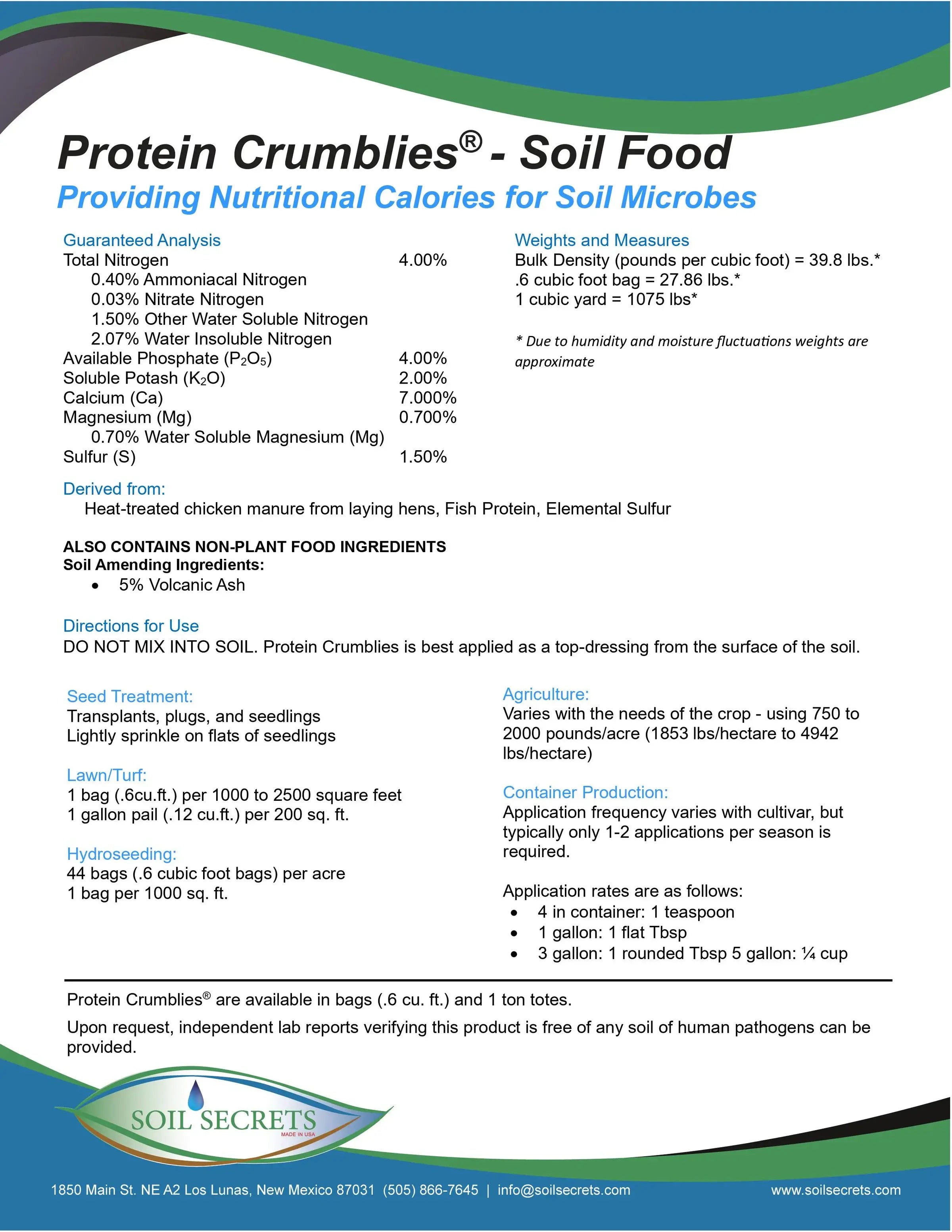 Protein Crumblies
